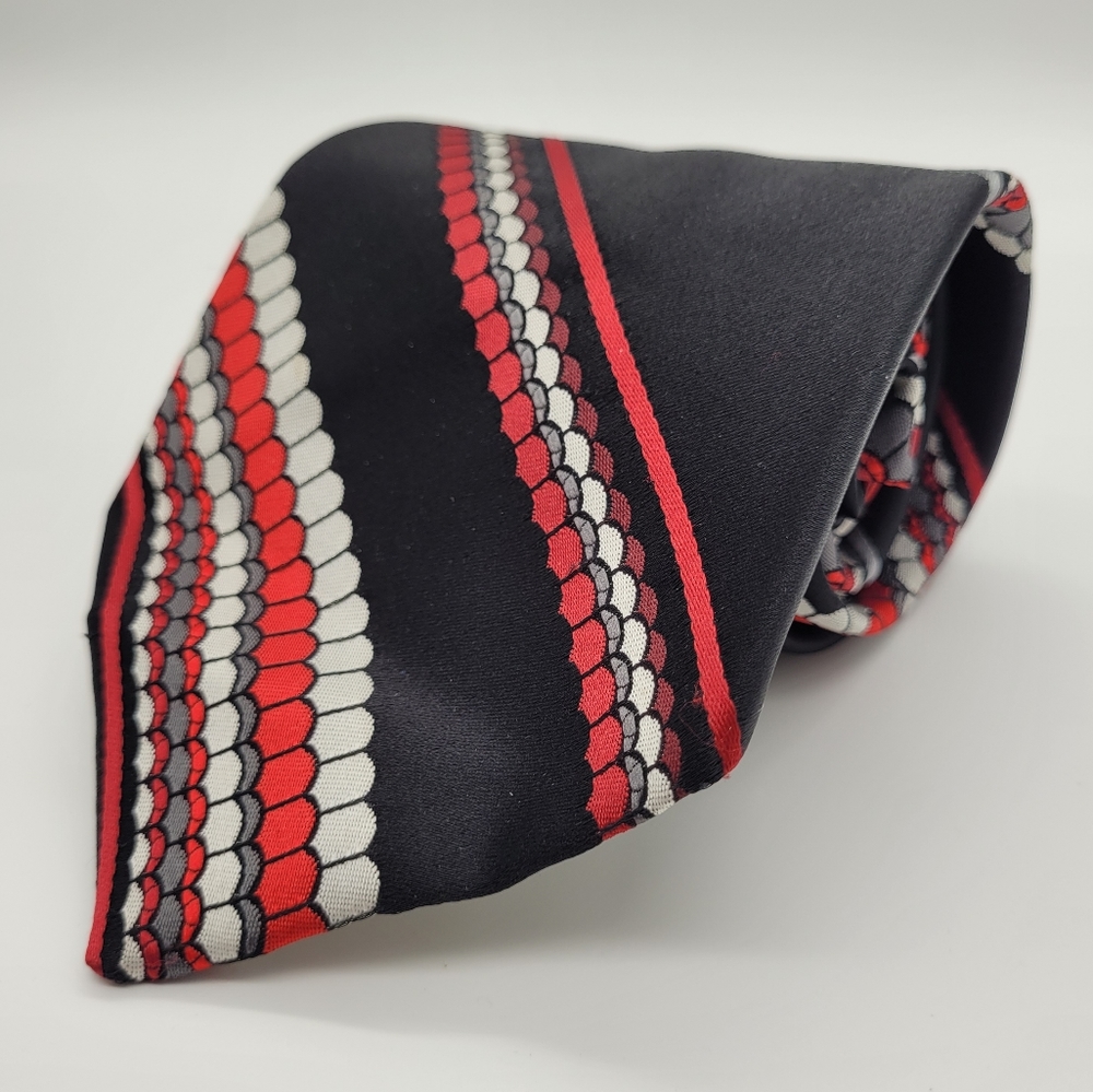 OLEG CASSINI | vintage pattern stripe tie